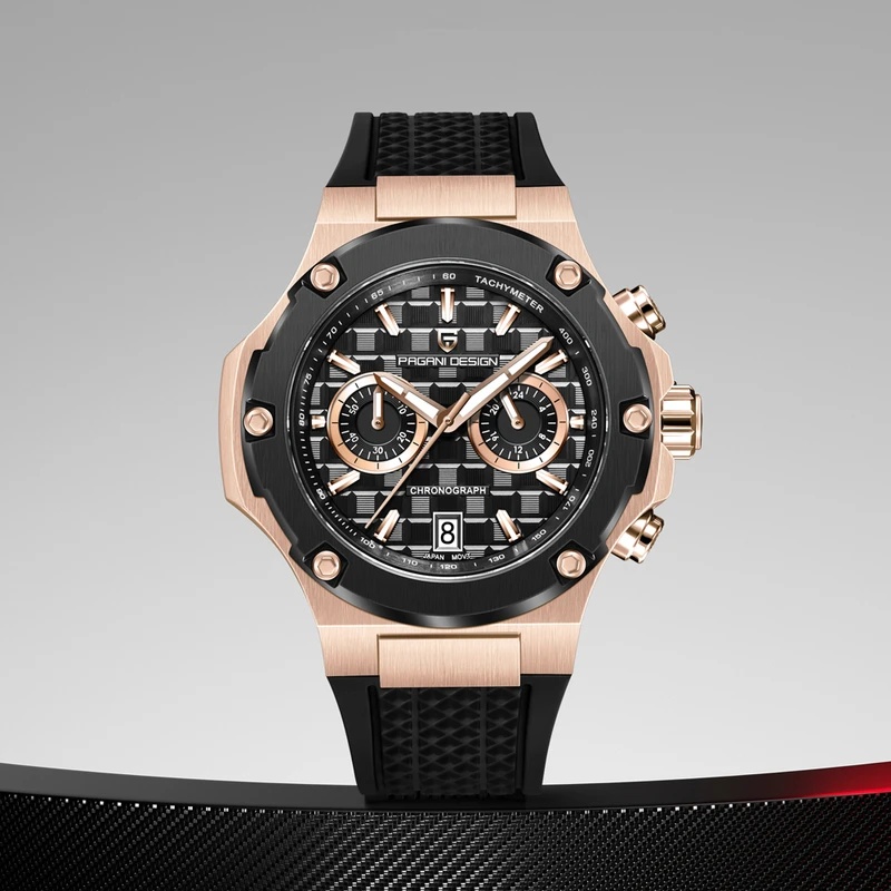 Luxury Watch In Japan - Новые мужские кварцевые часы-хронограф PAGANI DESIGN