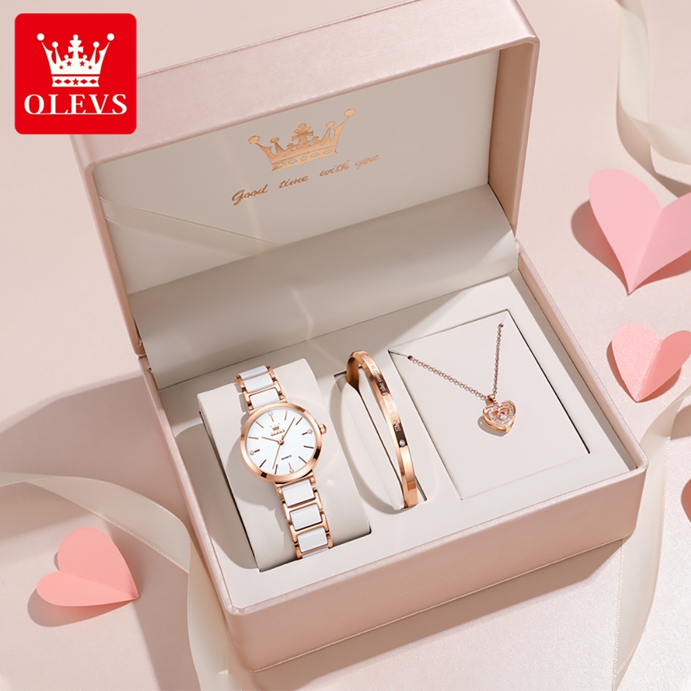 Luxury Watch & Jewellery - OLEVS женские часы 5877, роскошные элегантные