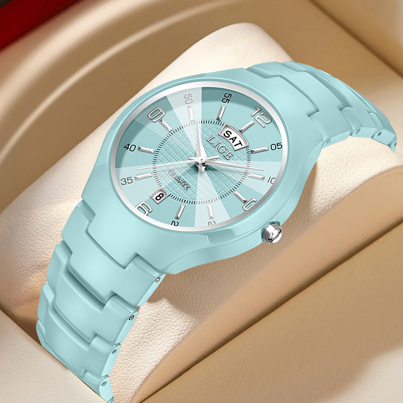 Luxury Watch & Jewellery - LIGE Роскошные элегантные кварцевые женские часы,