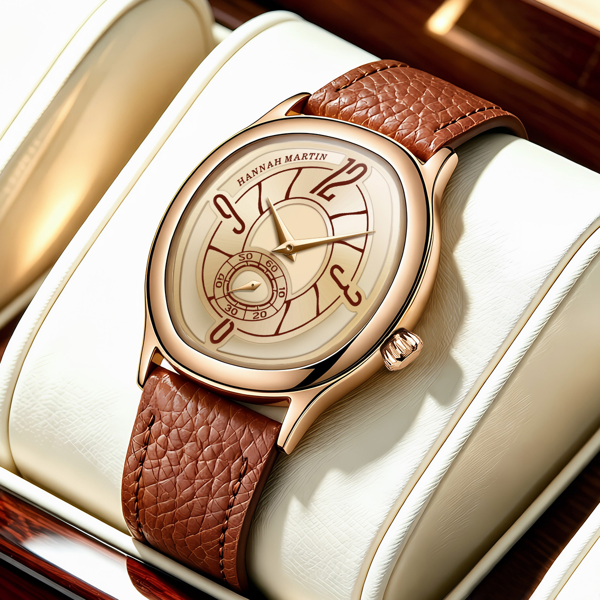 Luxury Watch & Jewellery - Часы HANNAH MARTIN, модные кожаные, 40