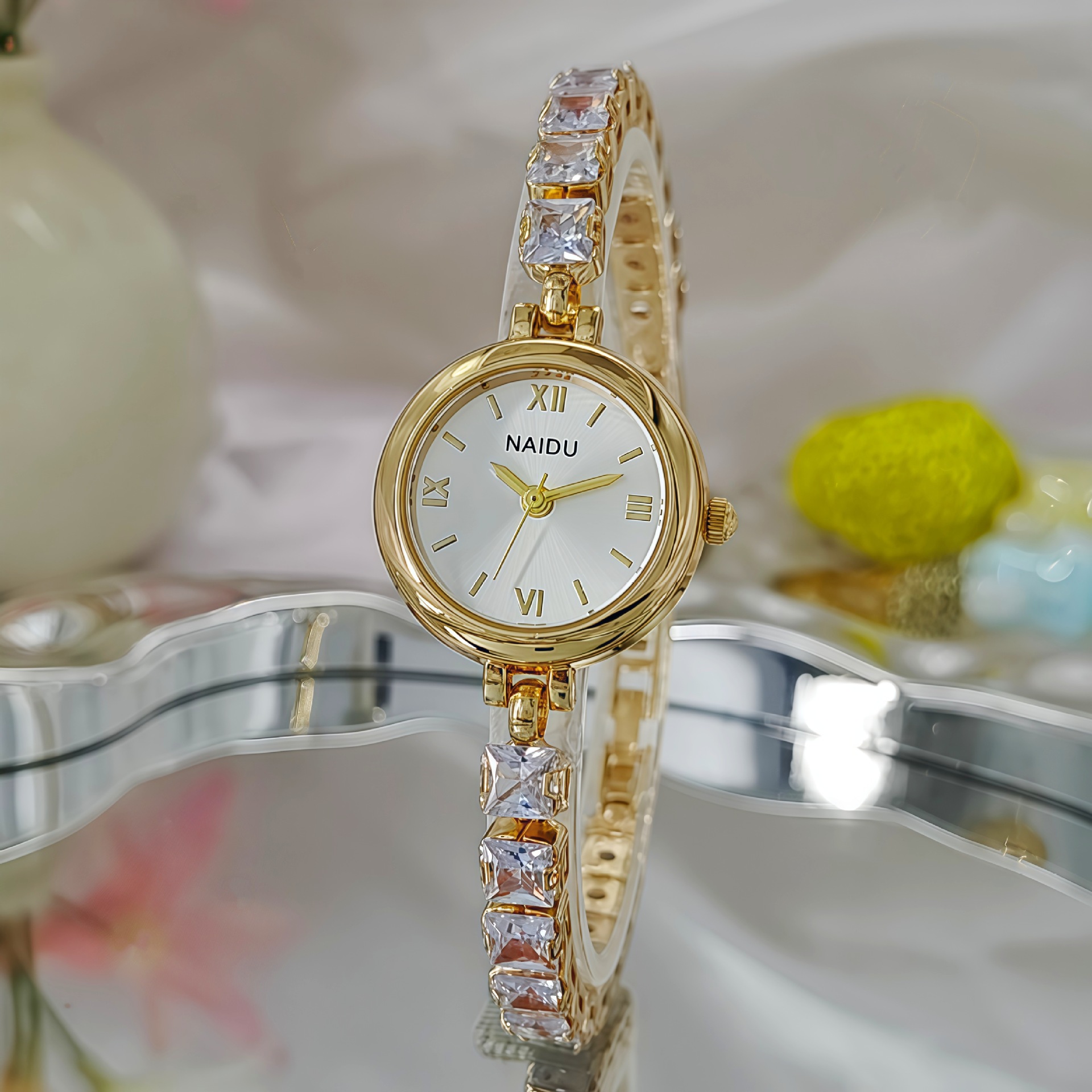 Luxury Watch Level - Новые модные женские часы-браслет с бриллиантами,