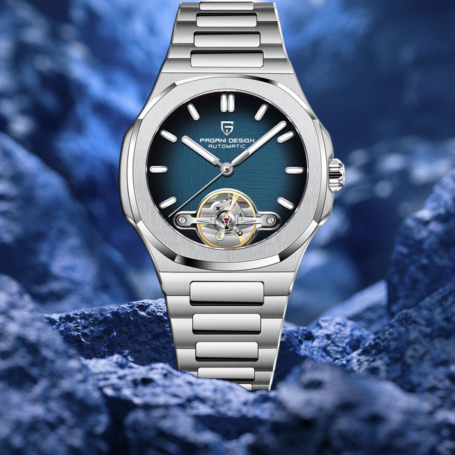 Diver Watch 300M - PAGANI DESIGN новые механические полые мужские