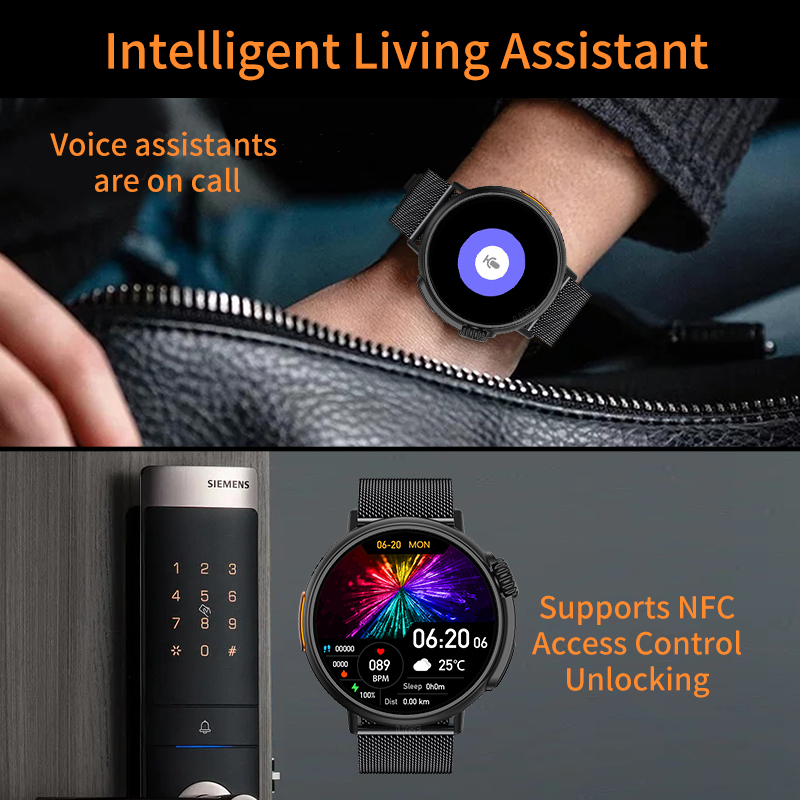 Новые умные часы NFC класса лю – обзор и цена Luxury Watch German