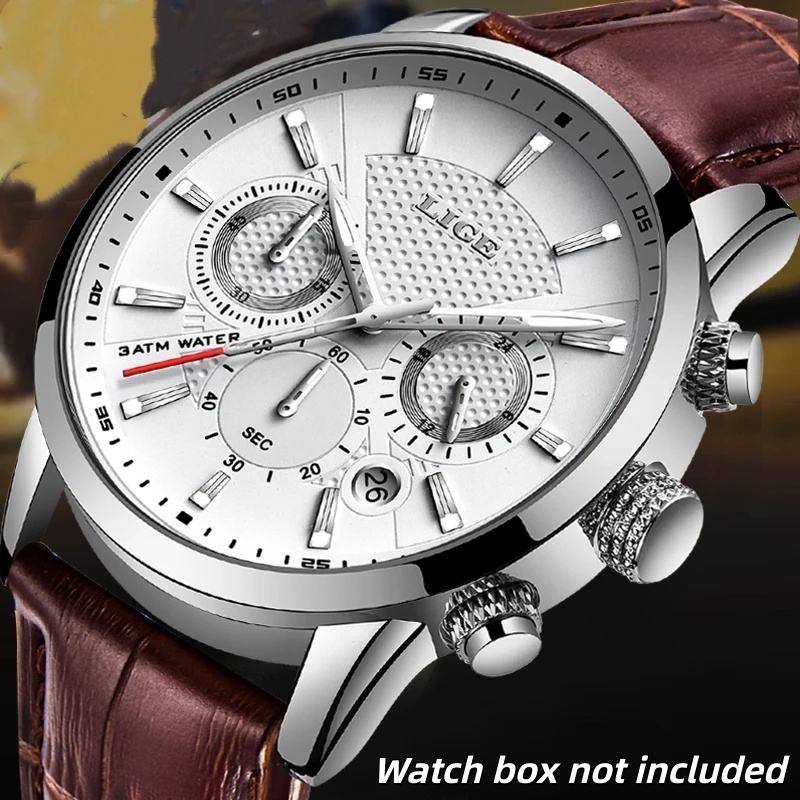 Новые мужские кожаные часы 202 – обзор и цена Luxury Watch Tier