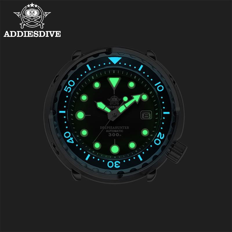 Мужские механические часы ADDI – обзор и цена Diver Watch 300M