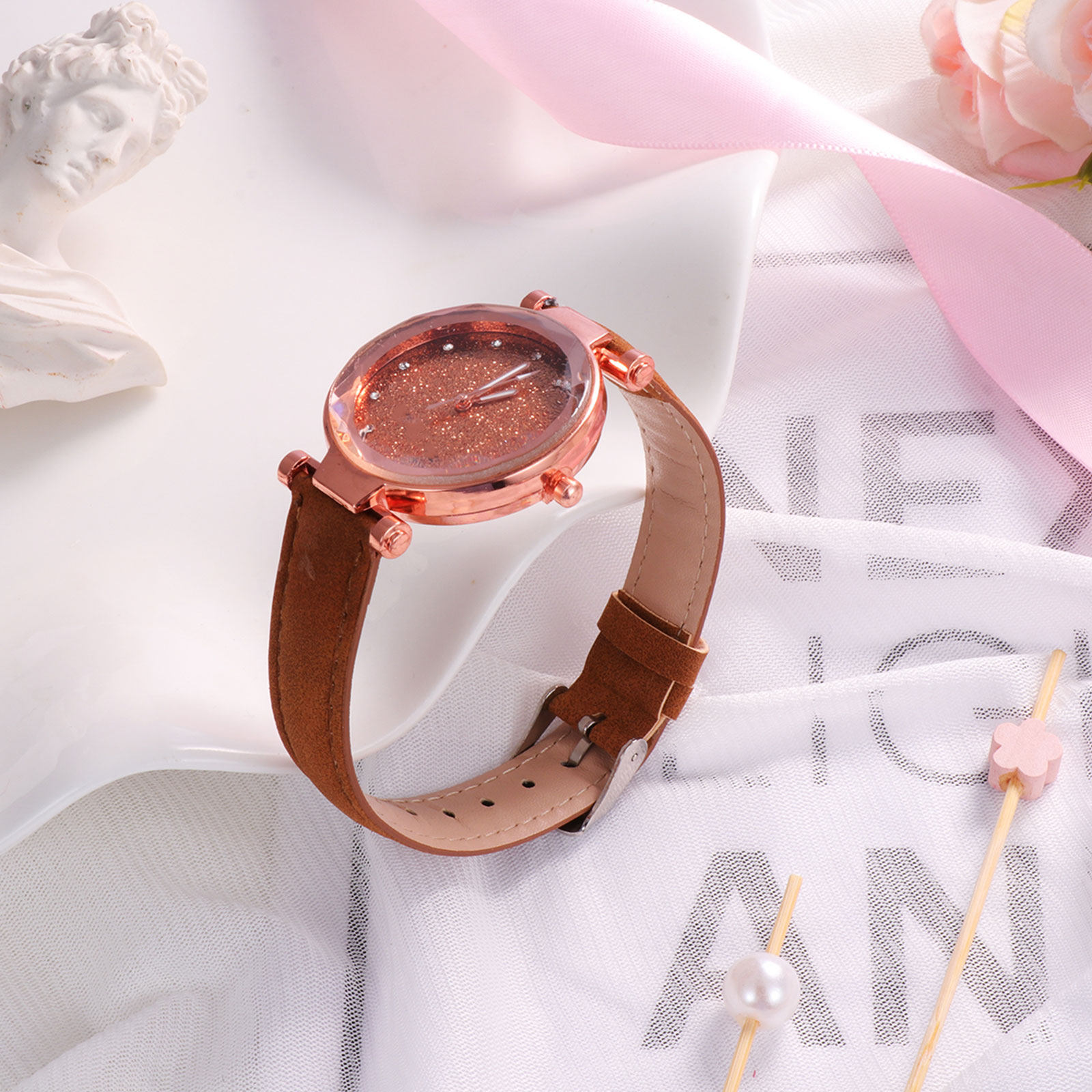 2 шт. женские кварцевые часы,  – обзор и цена Luxury Watch Gift For Her