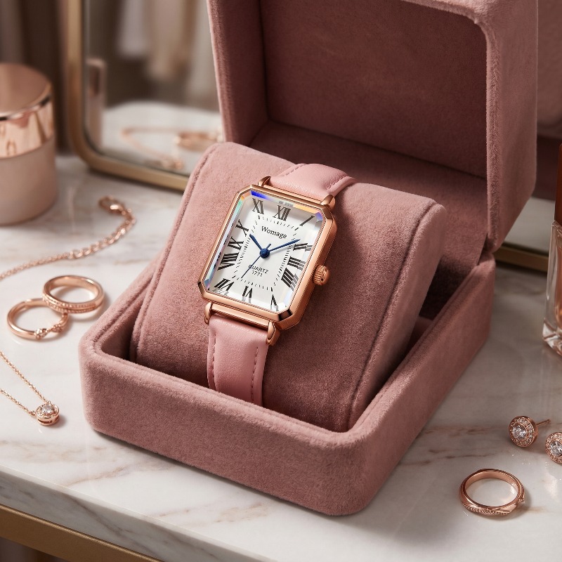 Модные прямоугольные кварцевые – обзор и цена Quiet Luxury Watch