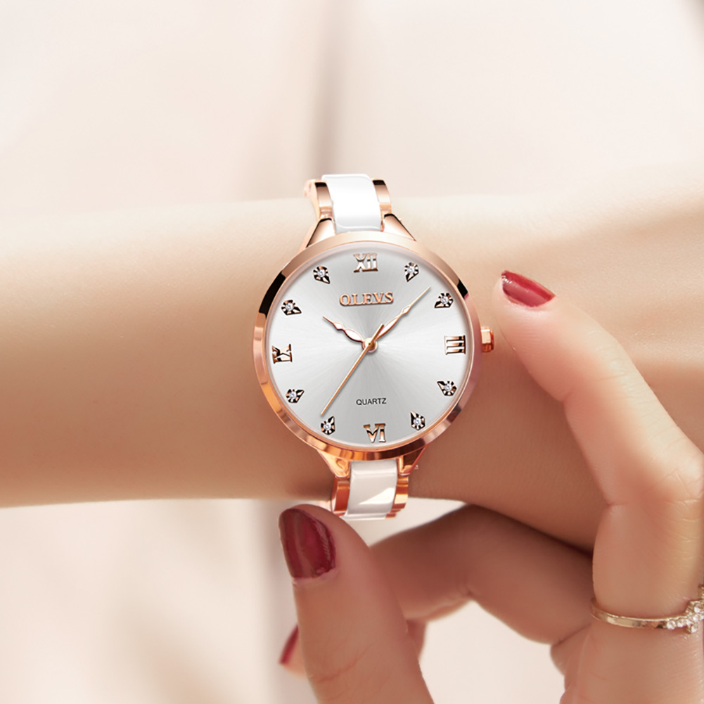 OLEVS керамические женские час – обзор и цена Luxury Watch In Japan