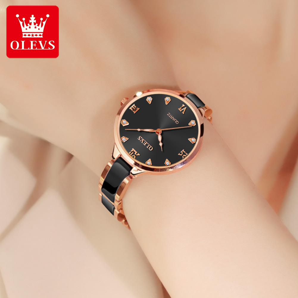 OLEVS керамические женские час – обзор и цена Luxury Watch In Japan