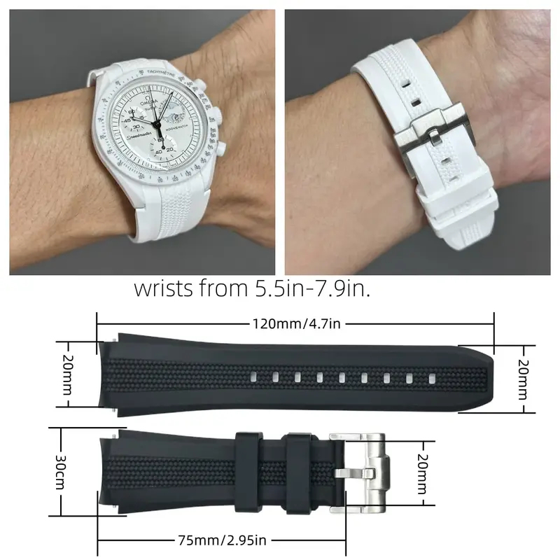 Силиконовый ремешок для часов  – обзор и цена Omega Watch Speedmaster