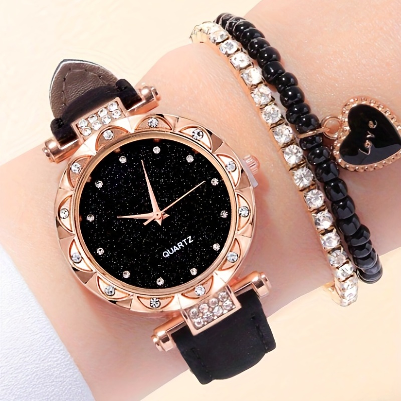 Модные кварцевые часы с звездн – обзор и цена Luxury Watch Gift For Her