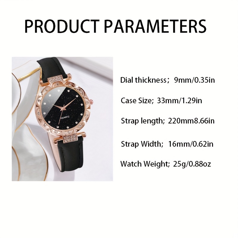 Модные кварцевые часы с звездн – обзор и цена Luxury Watch Gift For Her